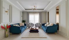 the living room is clean and ready for us to use