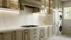 the kitchen is clean and ready for us to use